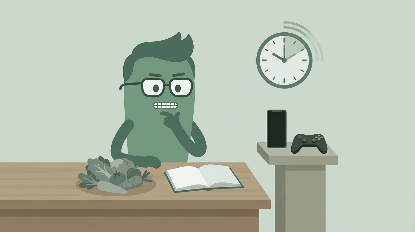Illustration for the article: 7-Day Dopamine Detox Challenge: Your Day-by-Day Guide