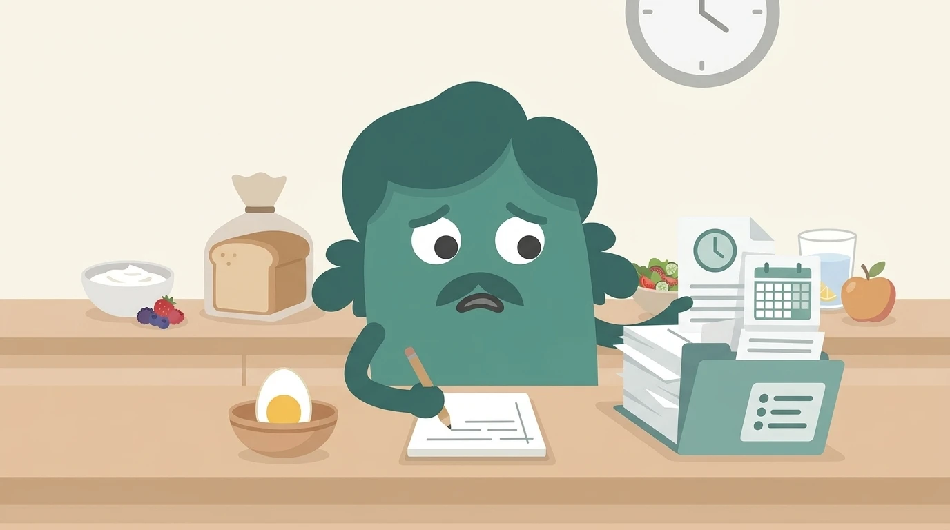 Illustration for the article: The ADHD Meal Prep Problem: Why Traditional Advice Doesn't Work