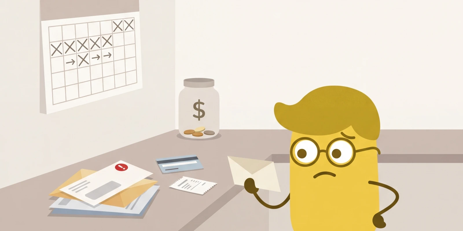 Illustration for the article: The ADHD Tax: How Executive Dysfunction Costs You Money, Time, and Relationships