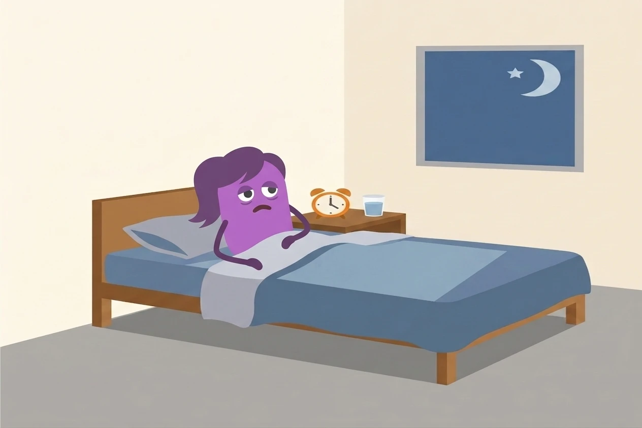 Illustration for the article: Alcohol and the 4 AM Wake-Up: Why Drinking Destroys Your Sleep