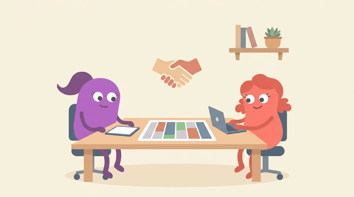 Illustration for the article: How to Find an Accountability Partner That Actually Keeps You on Track